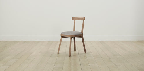 The Allen  - Belgian Linen Agate Dining Chair