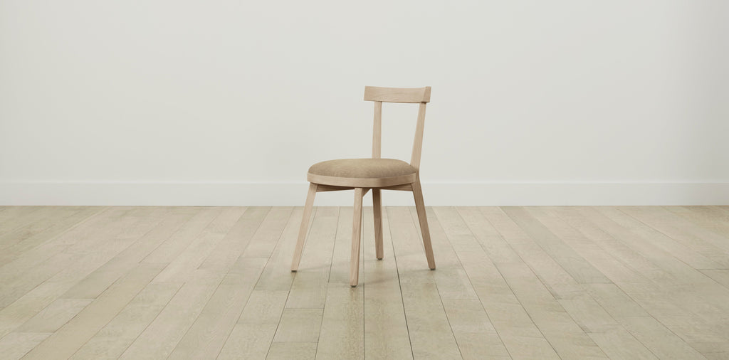 The Allen  - Mohair Almond Dining Chair