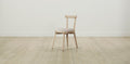 The Allen  - Nubuck Leather Sail Dining Chair