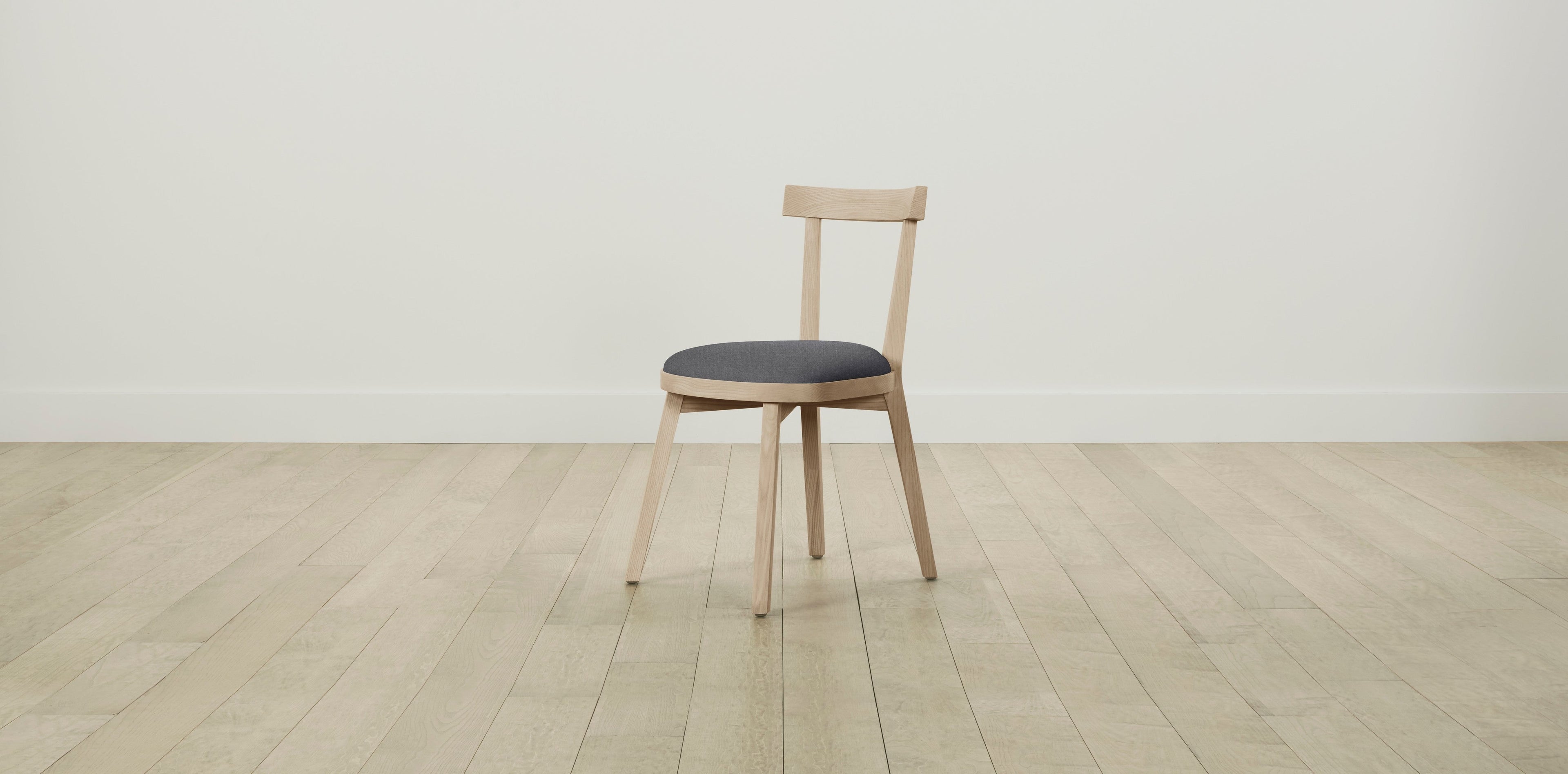 The Allen  - Performance Linen Graphite Dining Chair