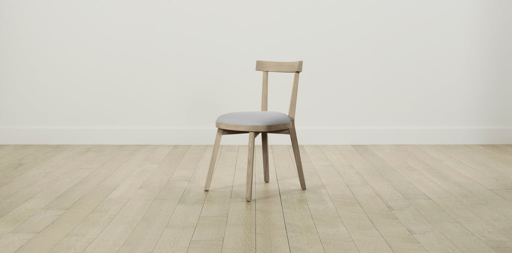 The Allen  - Performance Textured Linen Mineral Dining Chair