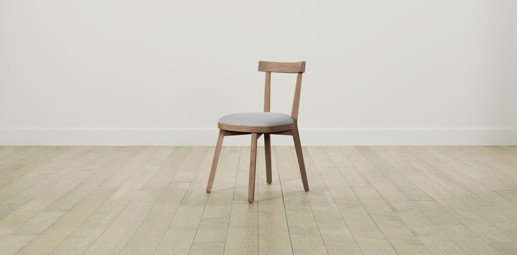 The Allen  - Performance Textured Linen Mineral Dining Chair