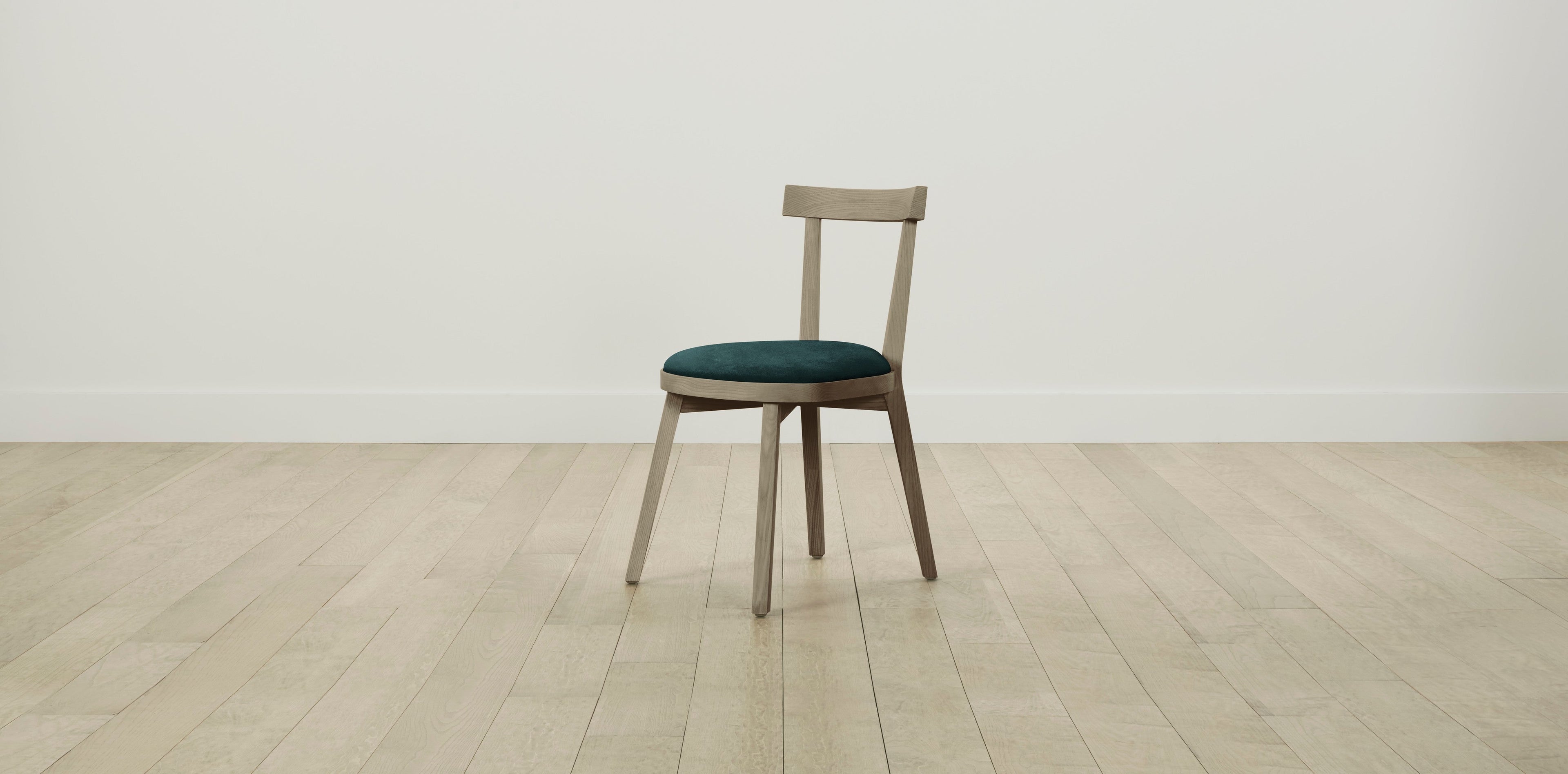 The Allen  - Performance Velvet Emerald Dining Chair