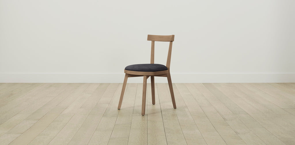 The Allen  - Performance Velvet Flannel Dining Chair