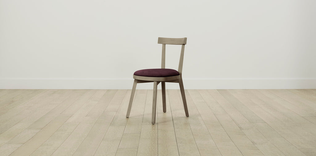 The Allen  - Performance Velvet Merlot Dining Chair