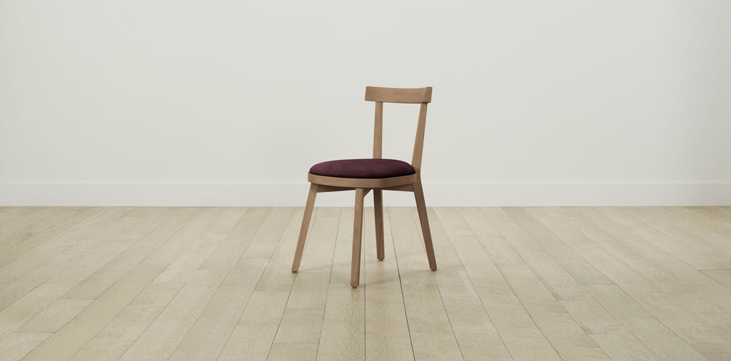 The Allen  - Performance Velvet Merlot Dining Chair