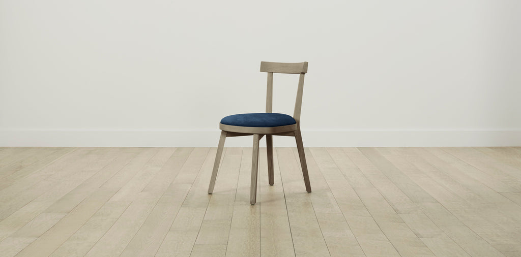 The Allen  - Performance Velvet Sapphire Dining Chair