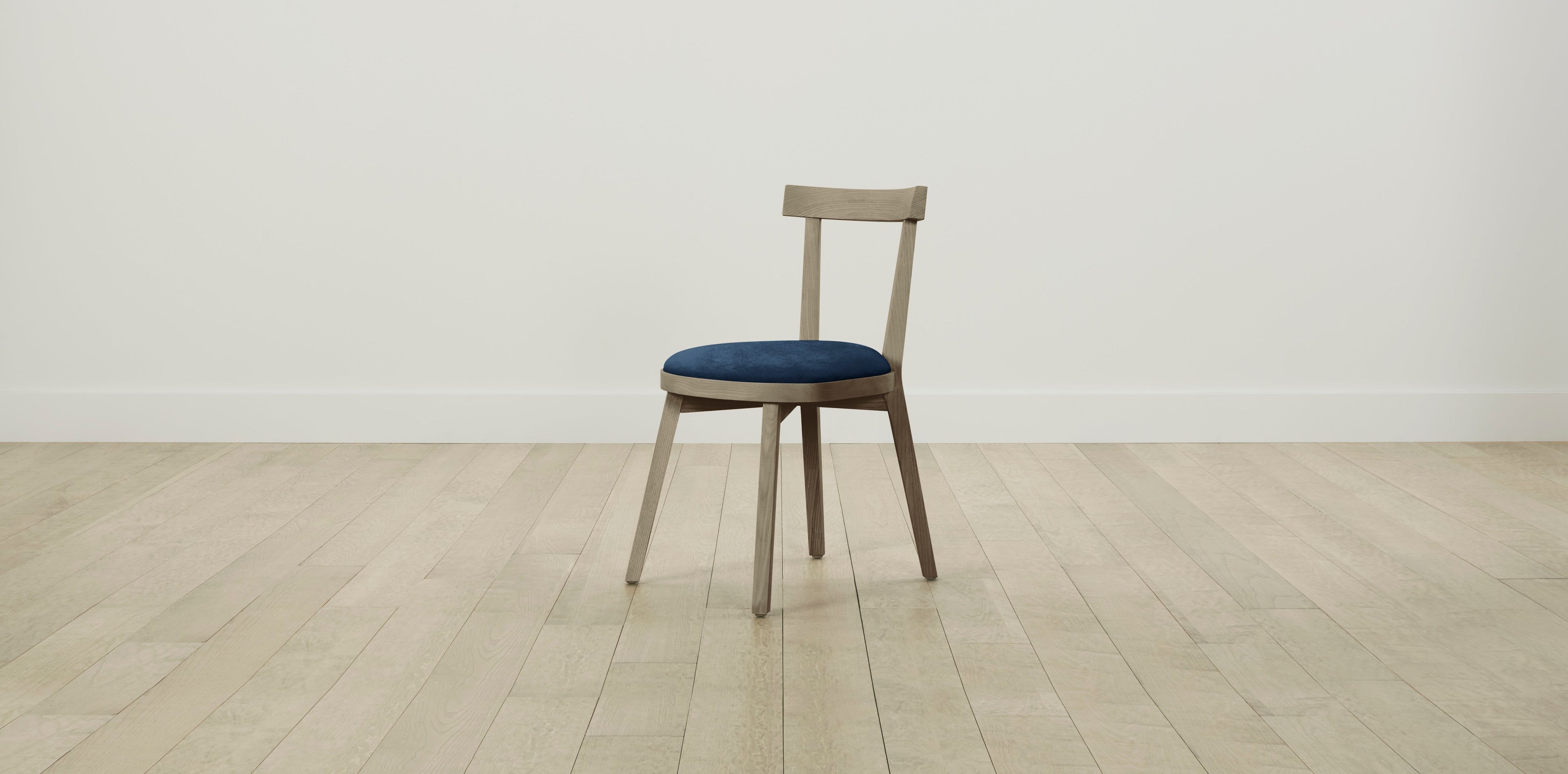 The Allen  - Performance Velvet Sapphire Dining Chair