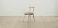 The Allen  - Performance Velvet Taupe Dining Chair