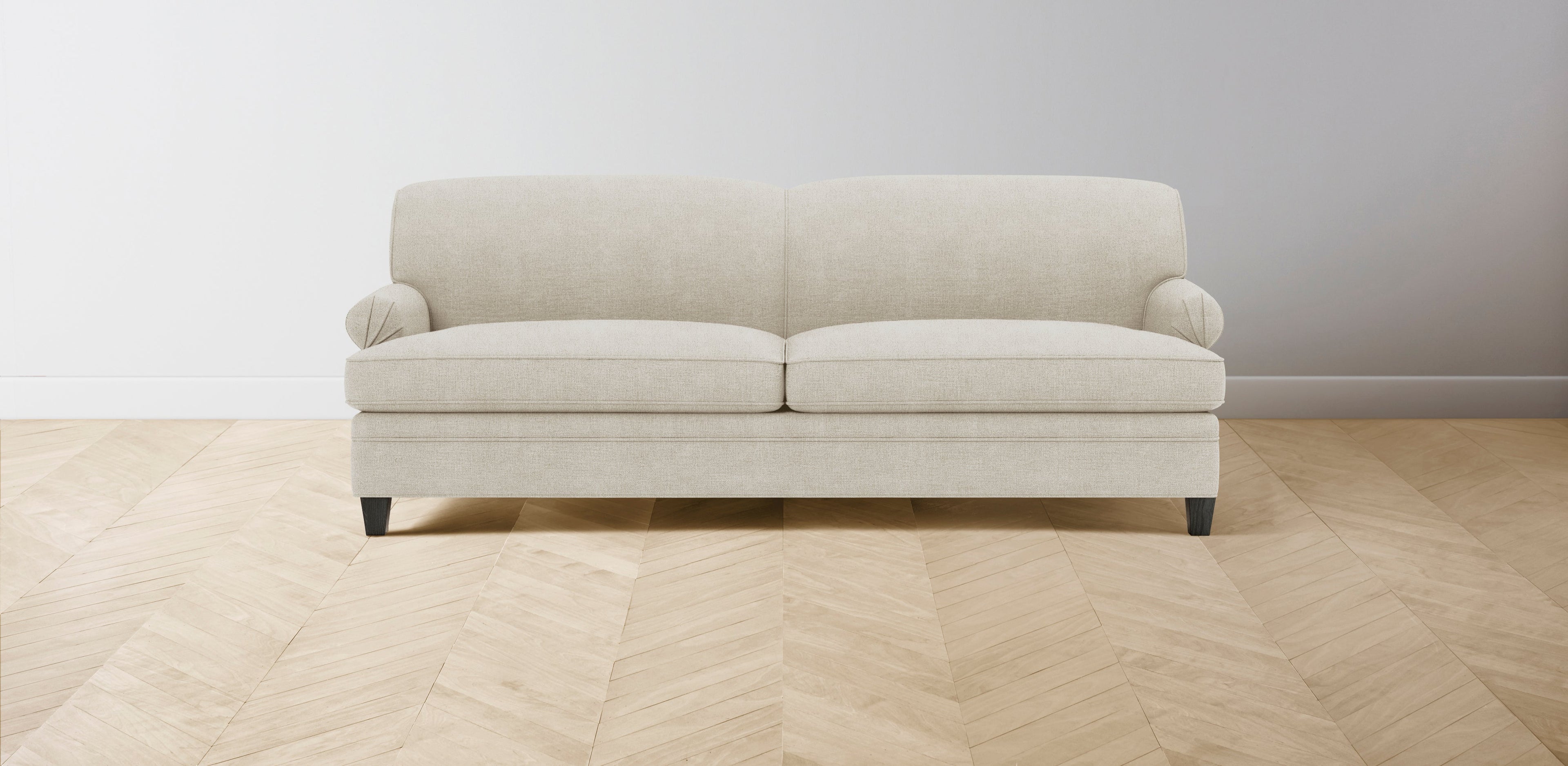 The Carmine  - Performance Melange Weave Shell Sofa