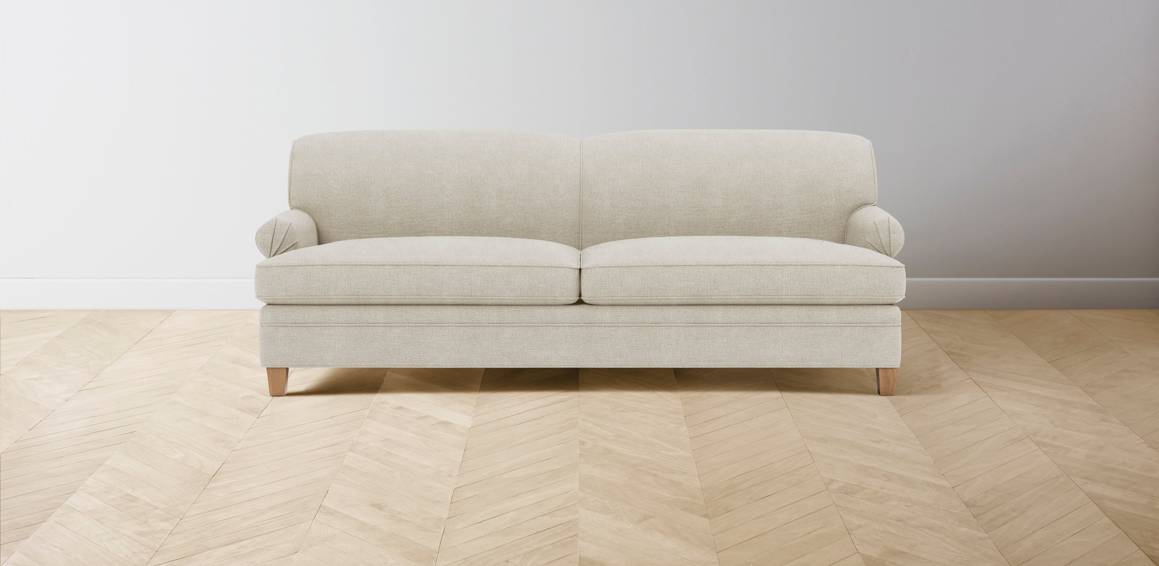 The Carmine  - Performance Melange Weave Shell Sofa