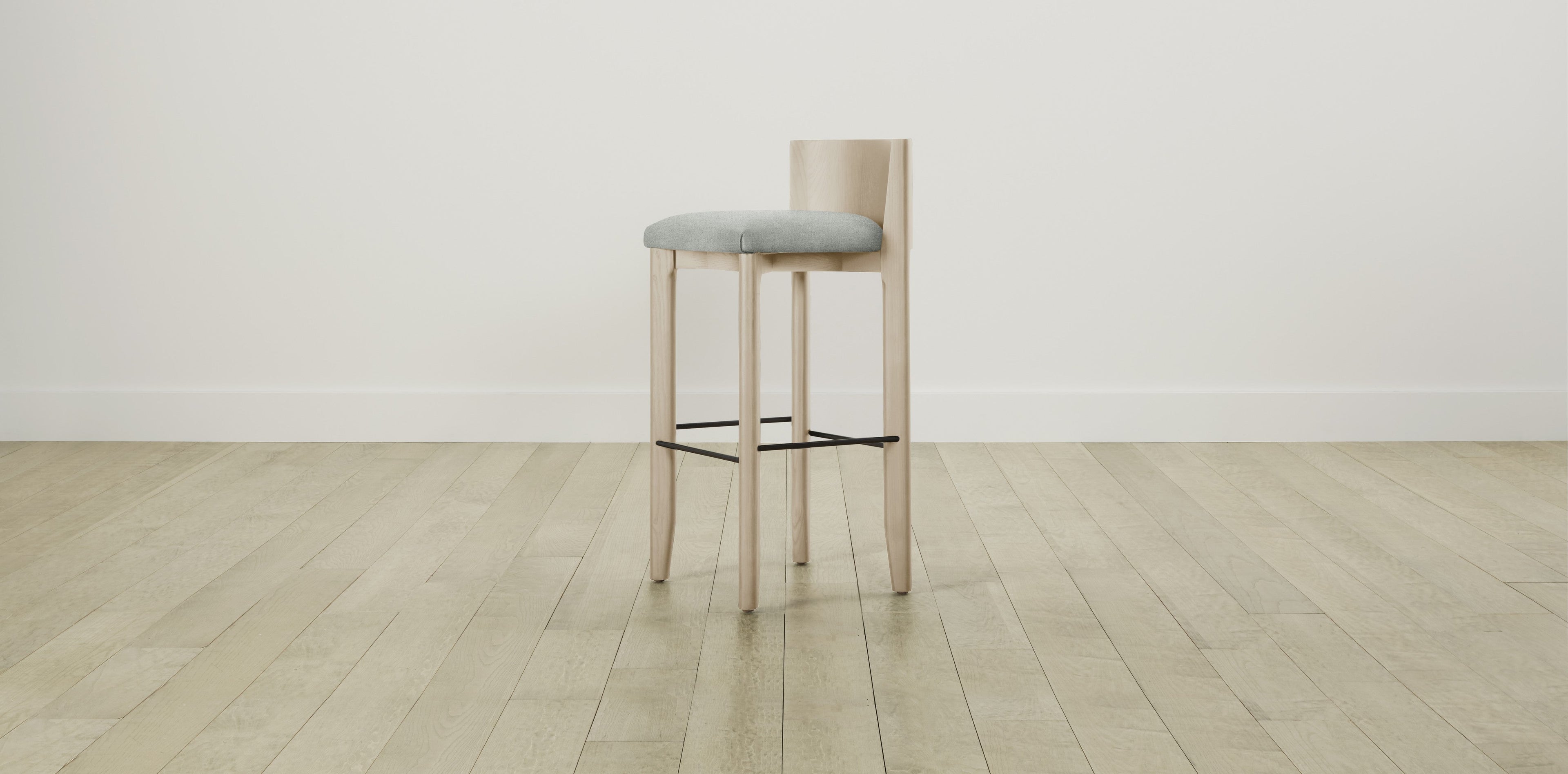 The Delancey with Onyx - Performance Melange Weave Seaglass Bar and Counter Stool