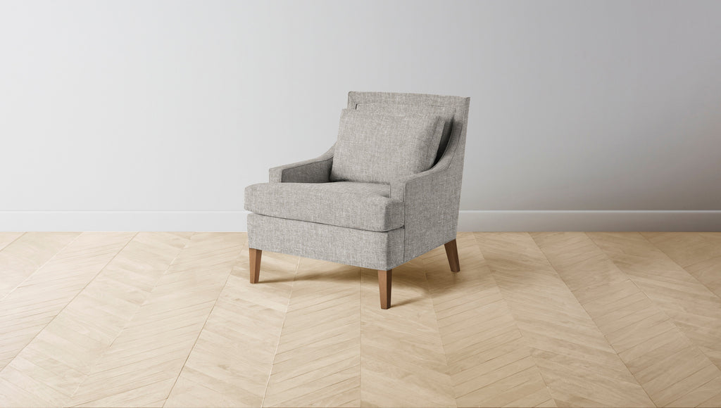 The Downing  - Belgian Linen Agate Chair