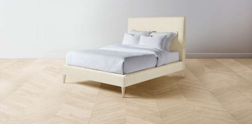 The Essex  - Performance Woven Chenille Desert Bed - 56" Headboard - Upholstered on reverse