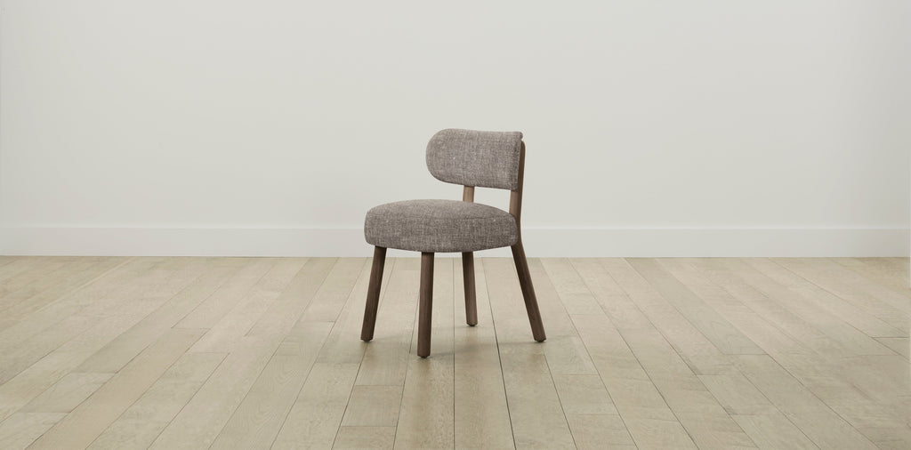The Jane  - Belgian Linen Carob Dining Chair