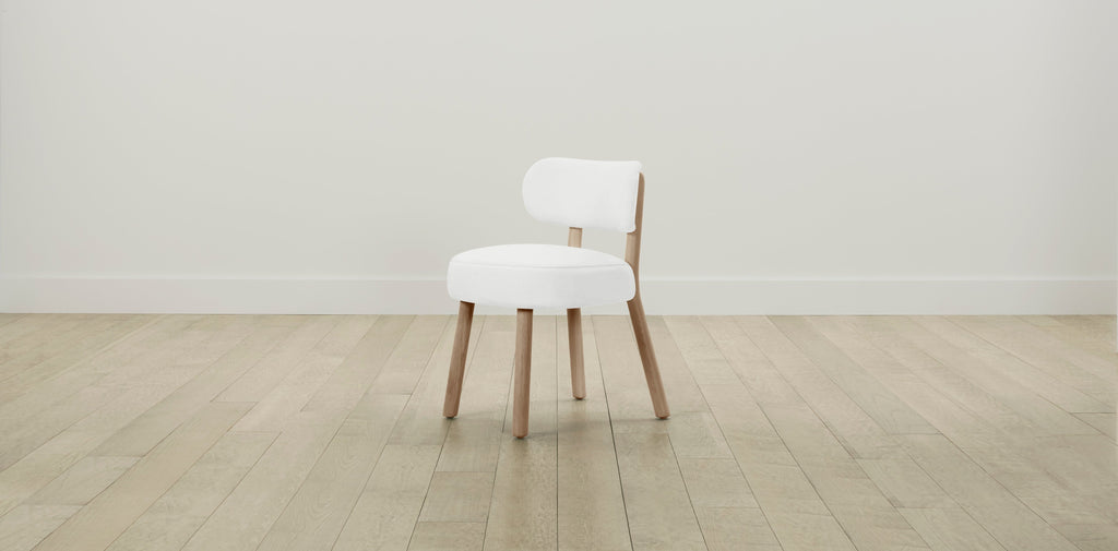 The Jane  - Performance Textured Linen Bone Dining Chair