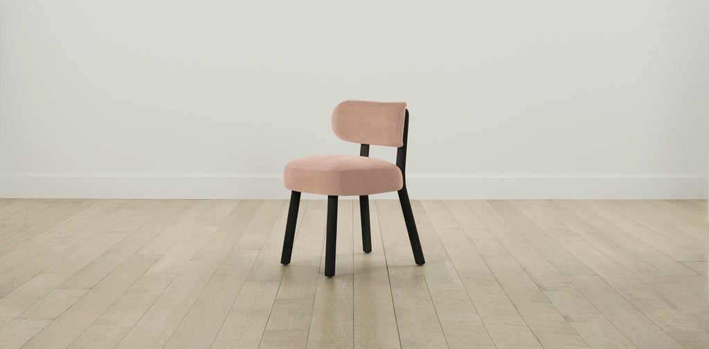 The Jane  - Performance Velvet Dusty Rose Dining Chair