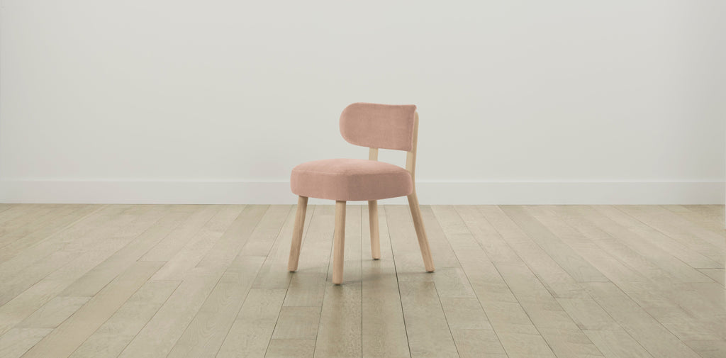 The Jane  - Performance Velvet Dusty Rose Dining Chair