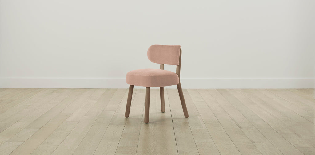 The Jane  - Performance Velvet Dusty Rose Dining Chair
