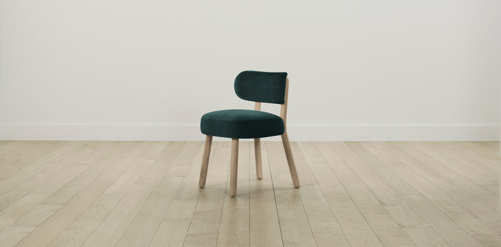 The Jane  - Performance Velvet Emerald Dining Chair