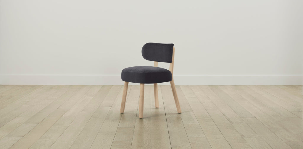 The Jane  - Performance Velvet Flannel Dining Chair