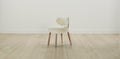The Jane  - Shearling Ivory Dining Chair