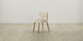The Jane  - Tuscan Leather Bisque Dining Chair