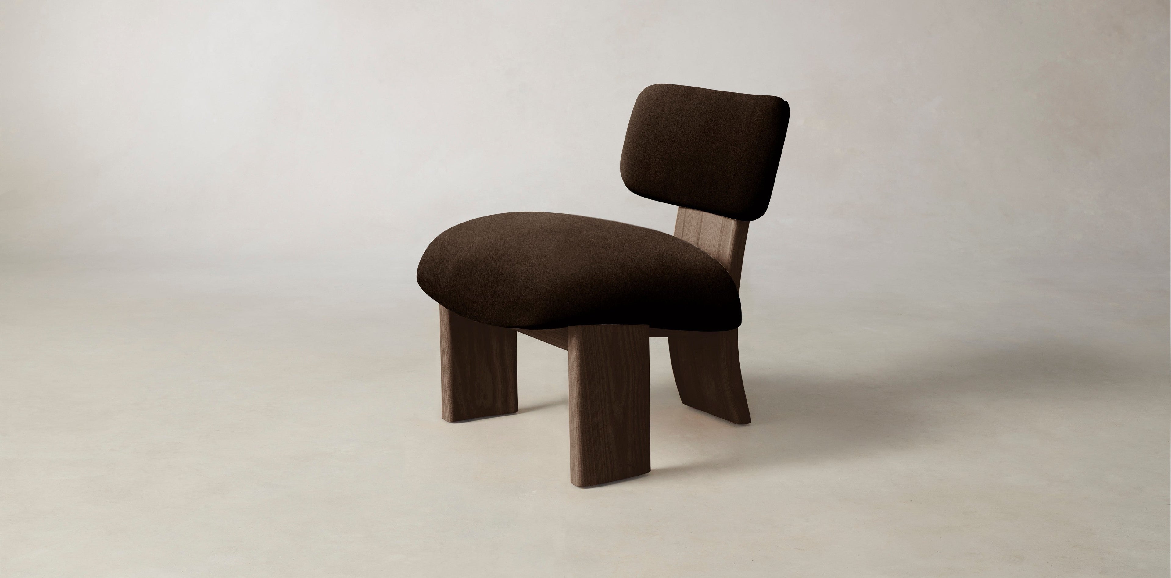 The Kenmare  - Mohair Chocolate Chair