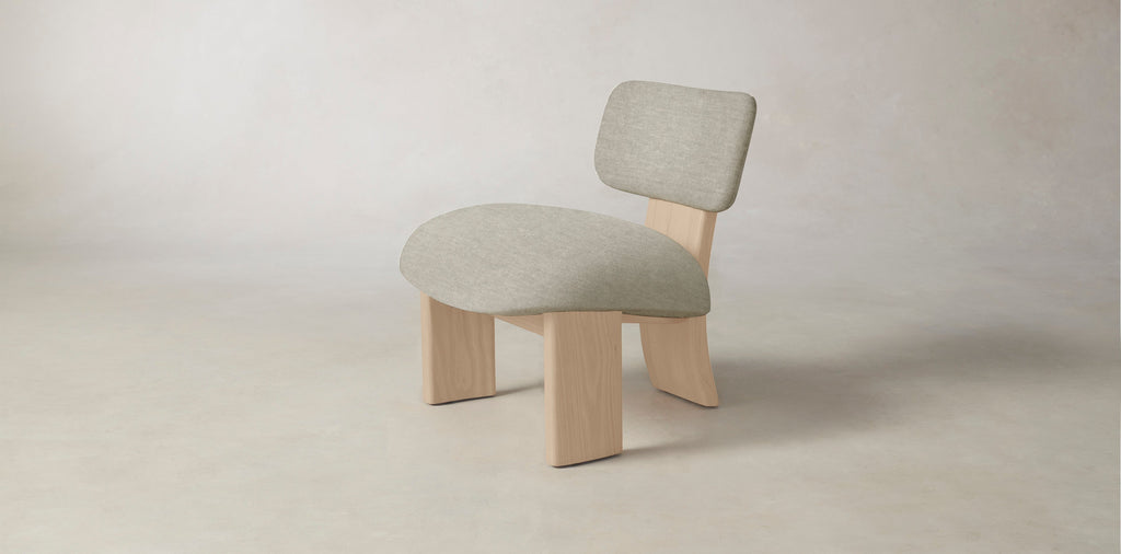The Kenmare  - Performance Stonewashed Linen Dew Chair