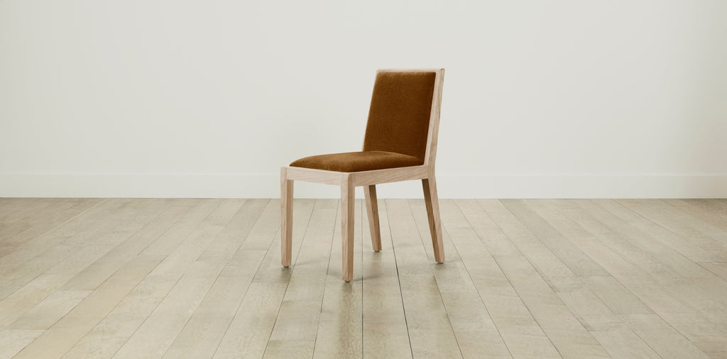 The Madison  - Mohair Brown Sugar Dining Chair