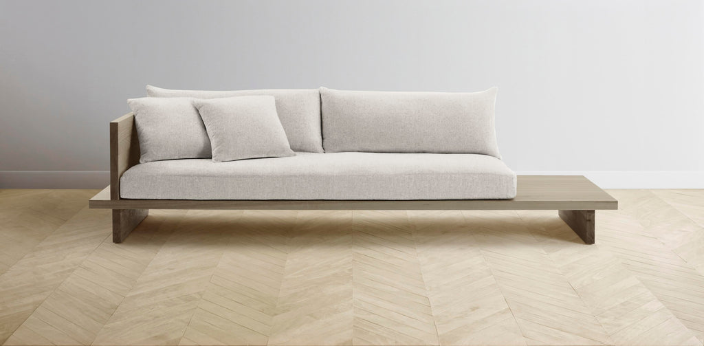 The Muir Arm on Left - Merino Dusk Sofa