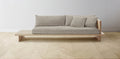 The Muir Arm on Right - Performance Tweed Oatmeal Sofa