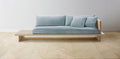 The Muir Arm on Right - Performance Velvet Sky Sofa