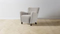The Perry  - Italian Bouclé Fossil Chair