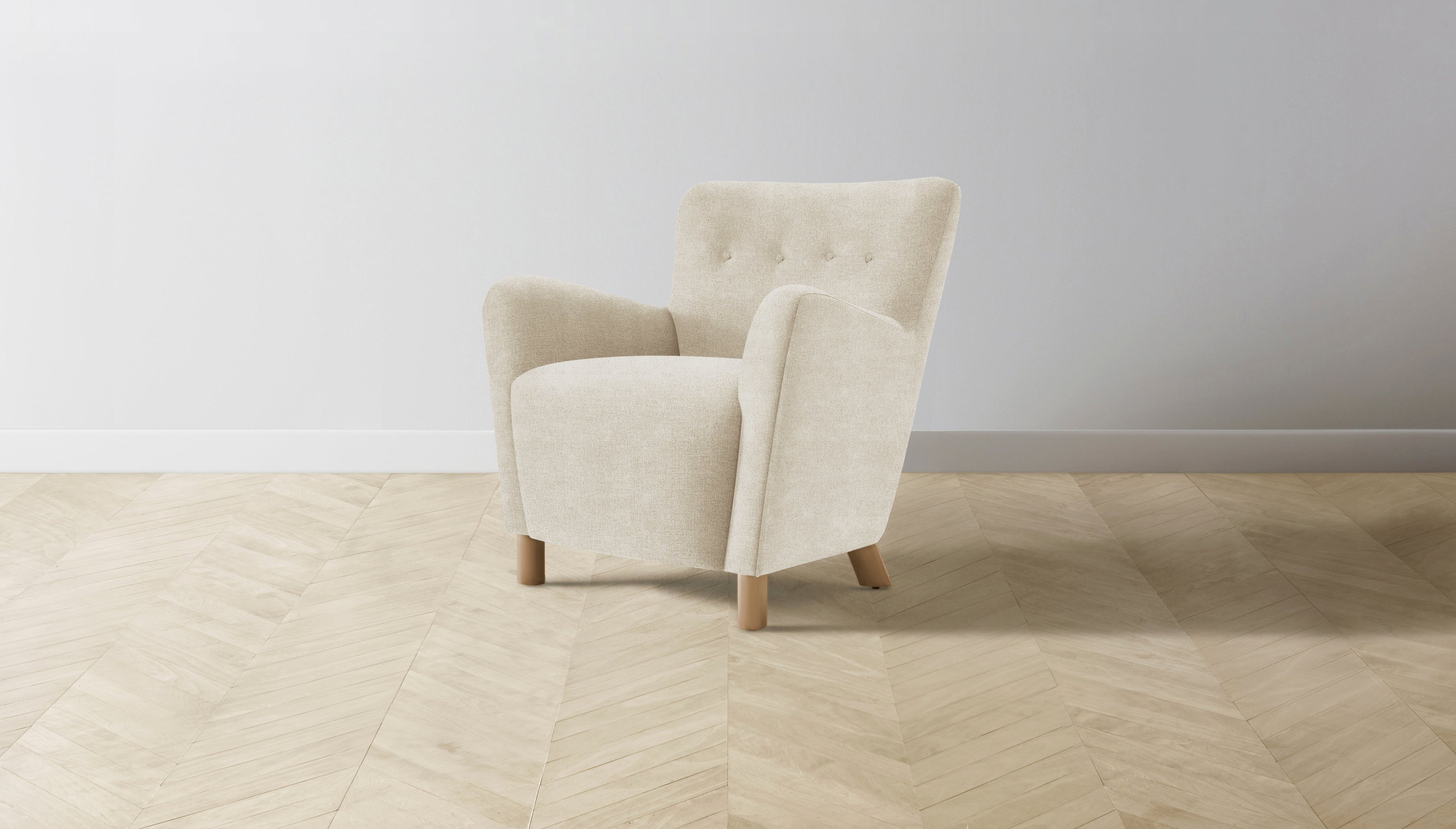 The Perry  - Performance Melange Weave Shell Chair