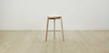 The Stanton with Brushed Nickel - Pebbled Leather Swan Bar and Counter Stool