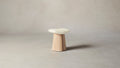 The Weston  - Pebbled Leather Swan Accent Stool